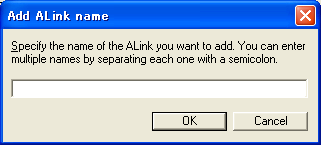 Add ALink name